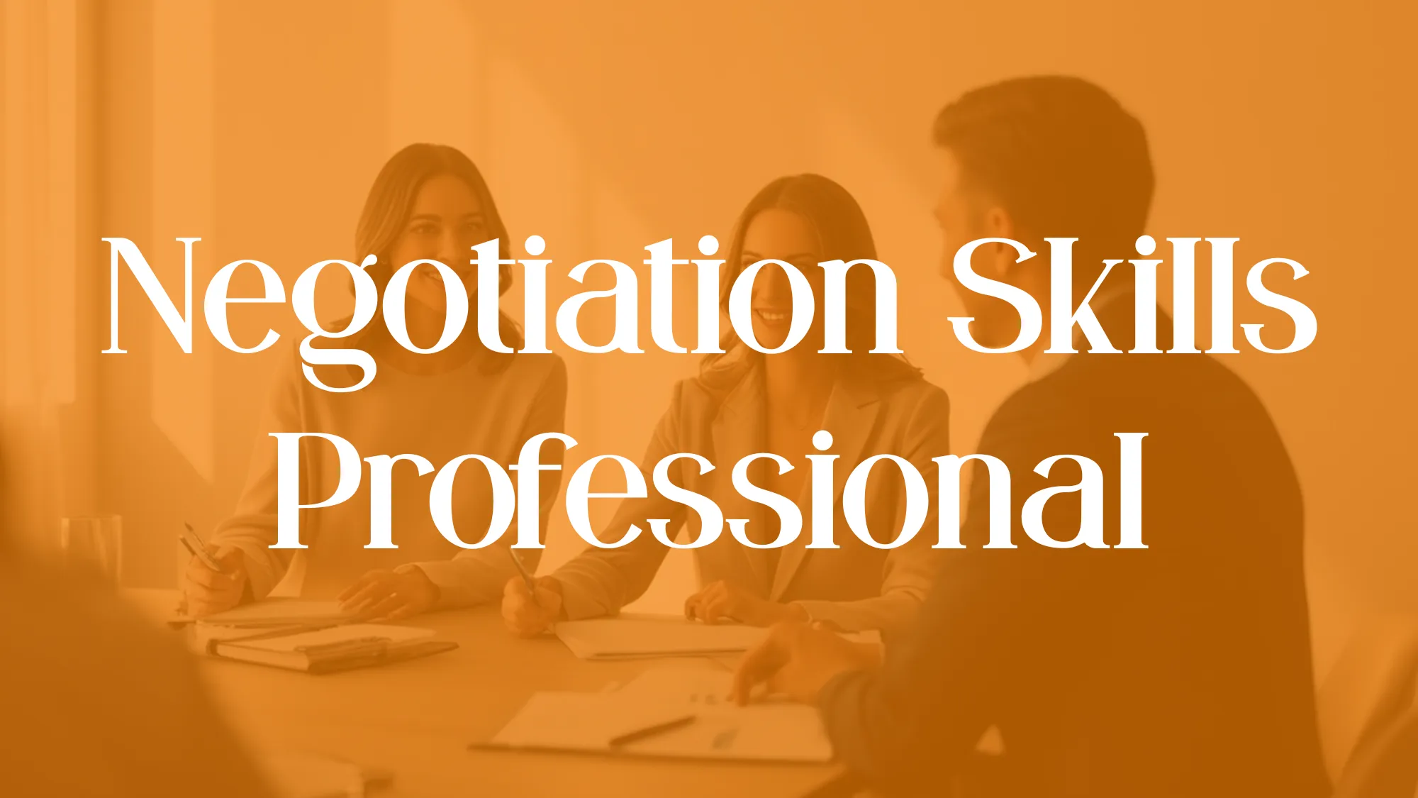 Negotiation Skills Professional